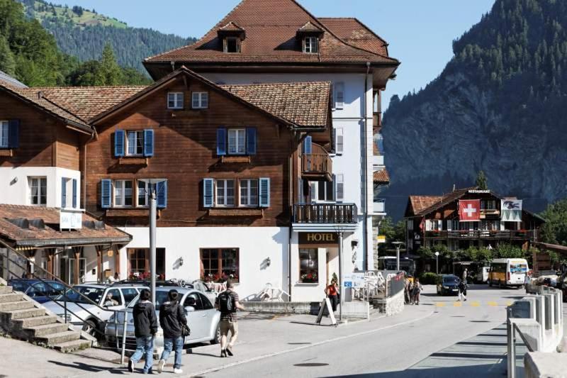 Ferienwohnung Bahnhoefli Lauterbrunnen Exterior foto