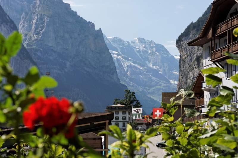 Ferienwohnung Bahnhoefli Lauterbrunnen Exterior foto